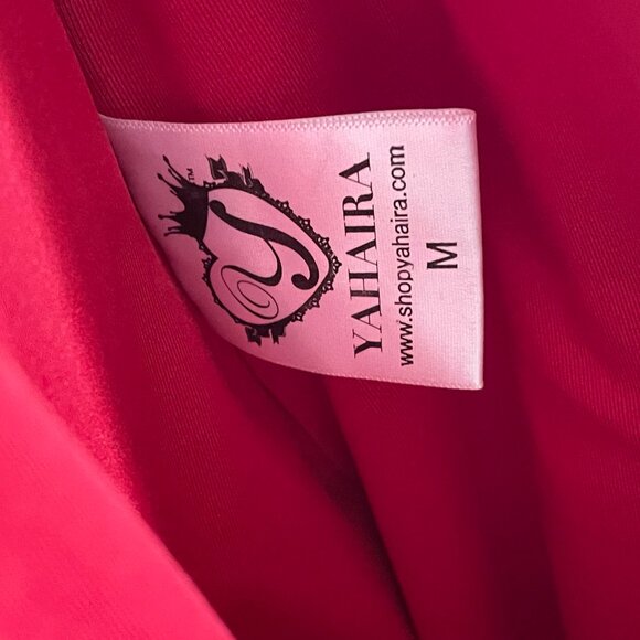 M Pinup Girl Yahaira Shapewear Faja Red Velvet Bodycon Compression Pencil Dress - Picture 5 of 8